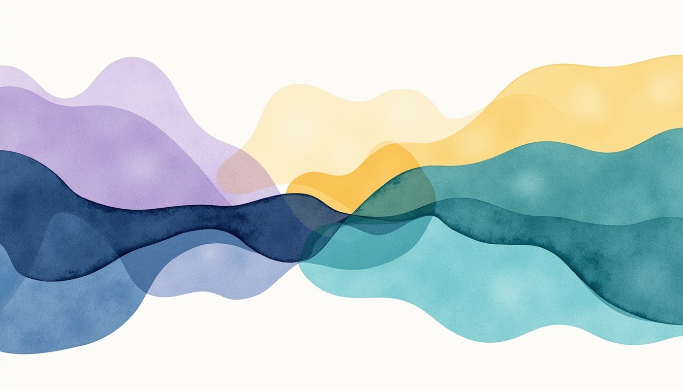 Free Flowing Color Waves Image - Watercolor, Abstract, Minimal ...