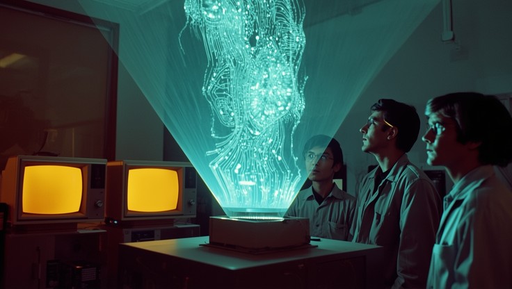 Free Vintage Hologram Laboratory Image - Hologram, Laboratory, 1980s ...