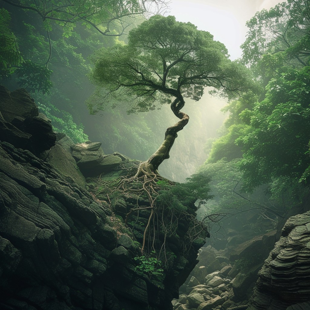 Free Mystical Forest Scene Image - Forest, Tree, Mist | Download at ...