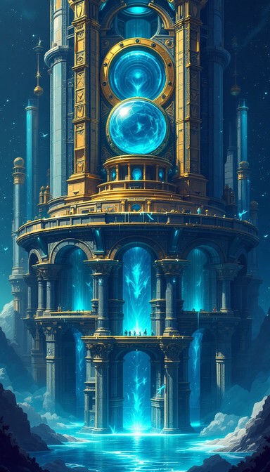 Free Atlantis Crystal Palace Image - Underwater, Crystal, Dome ...