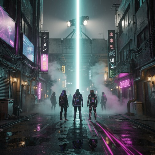 Free Neon Cyberpunk Alley Image - Cyberpunk, Neon, Futuristic ...