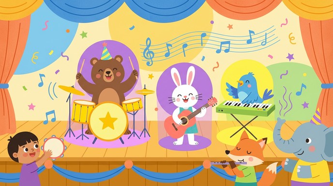 Rabbit Making Music Free Animals Making Music Image - Music, Animals, Celebration ...