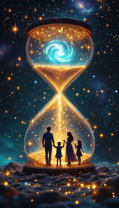 Free Cosmic Family Celebration Image - Family, Cosmic, Hourglass ...
