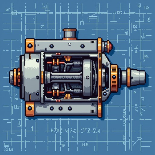 Free Blueprint Engine Cutaway Image - Mechanical, Blueprint, Engine ...