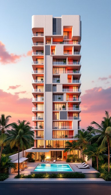 Free Tropical Luxury Residence Image - Residential, Tower, Condominium ...