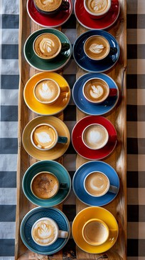 Free Colorful Coffee Cups Image - Coffee, Latte, Art | Download at ...