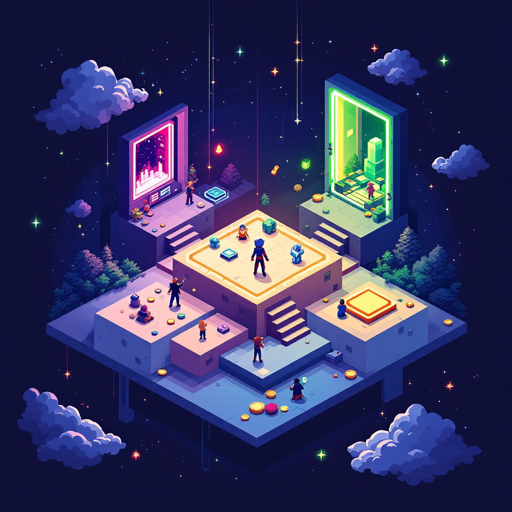 Free Pixel Gaming Paradise Image - Pixel, Retro, Gaming | Download at ...