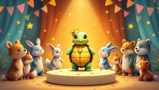 Turtle Celbrating Free Turtle Celebration Day Image - Turtle, Celebration, Crown ...