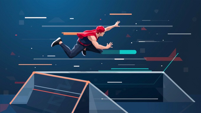 Stunt Jump Ramp Backdrop Free Airborne Stunt Geometry Image - Stunt, Acrobatic, Performer ...