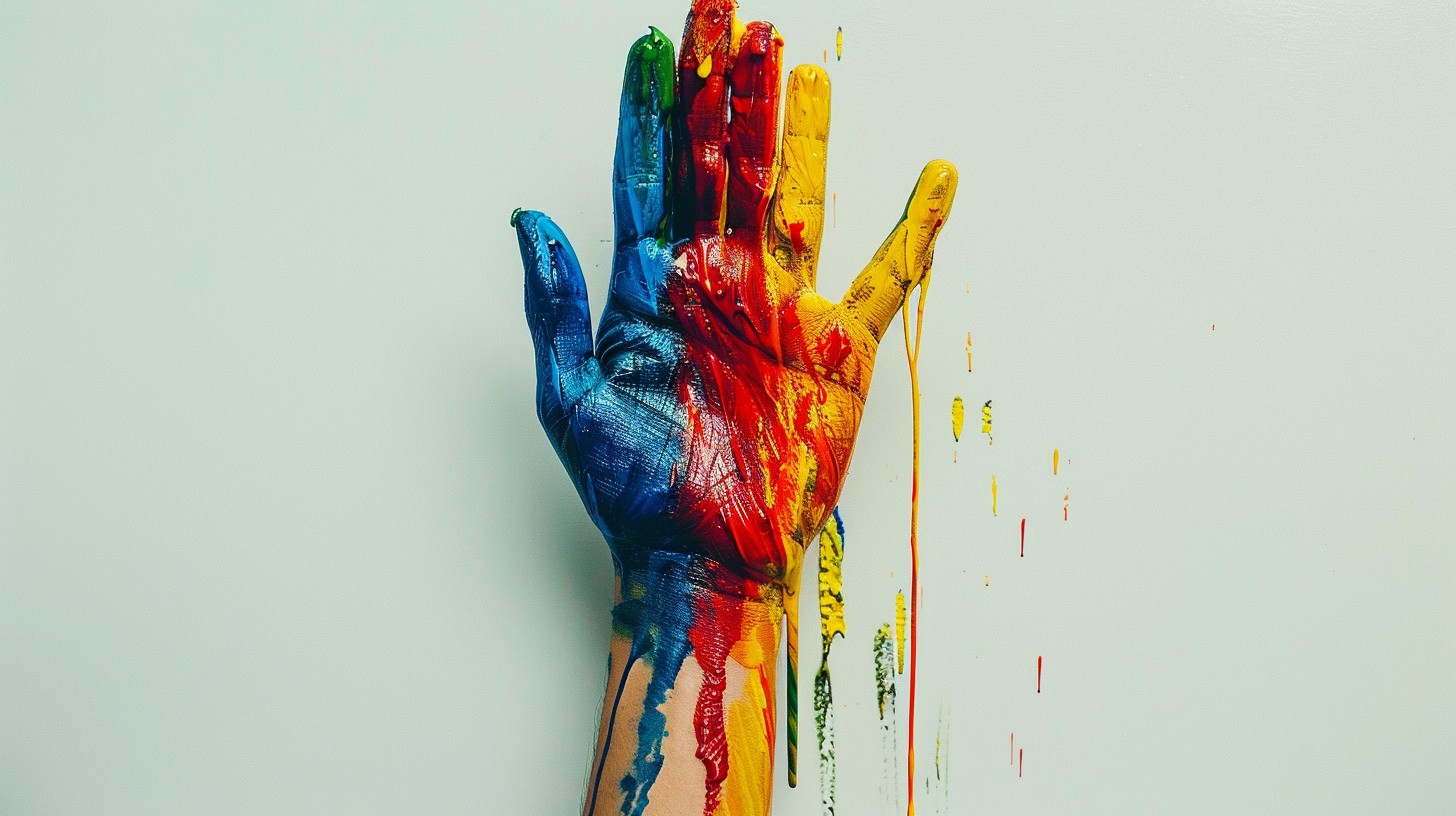 Free Colorful Handprint Art Photo - Paint, Hand, Color | Download at ...