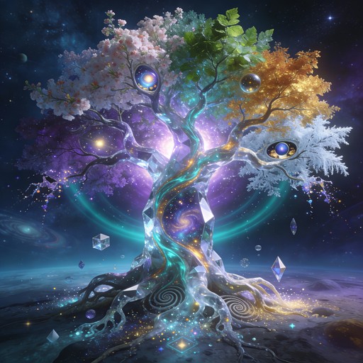 Free Celestial Crystal Tree Image - Tree, Cosmic, Crystal | Download at ...