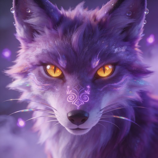 Free Prismatic Fox Spirit Image - Fox, Spirit, Magical | Download at ...