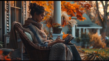 Free Autumn Reading Nook Image - Autumn, Reading, Woman | Download at ...