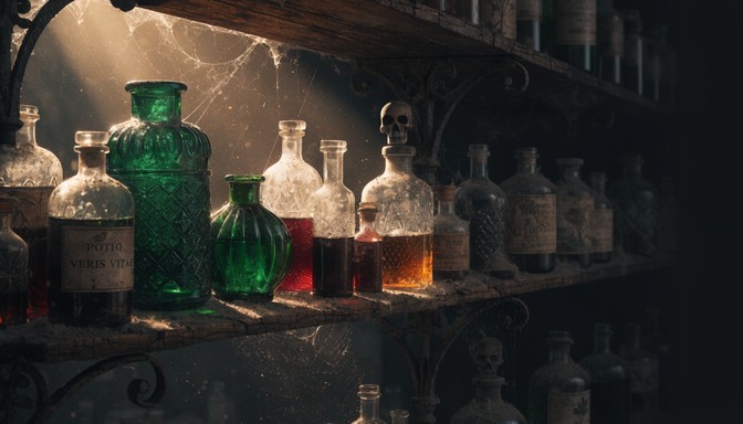 Free Gothic Potion Collection Image - Apothecary, Bottles, Victorian ...