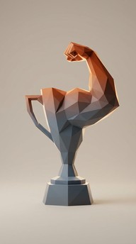 Free Strength Meets Victory Image - Achievement, Strength, Trophy ...