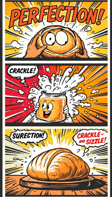 Free Sourdough Comic Adventure Image - Sourdough, Bread, Comic ...