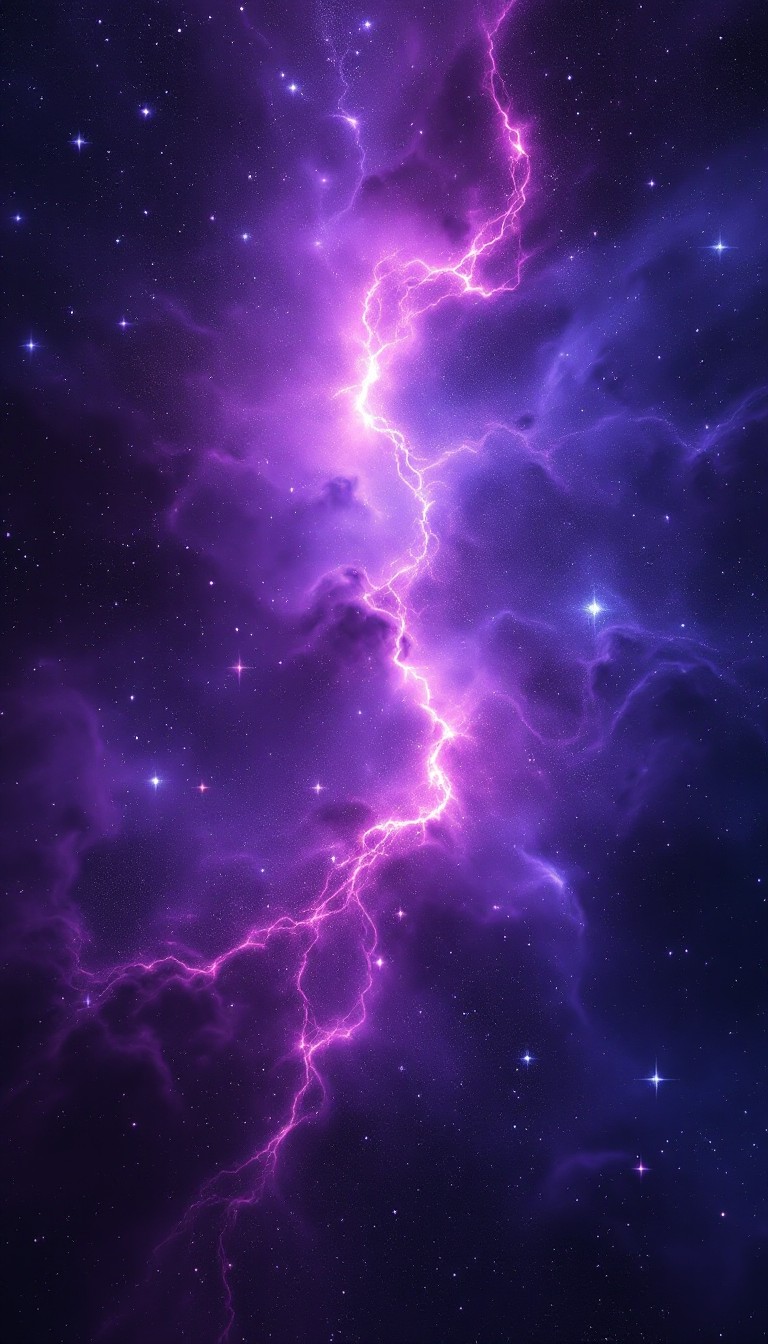 Free Cosmic Lightning Storm Image - Lightning, Cosmic, Purple ...
