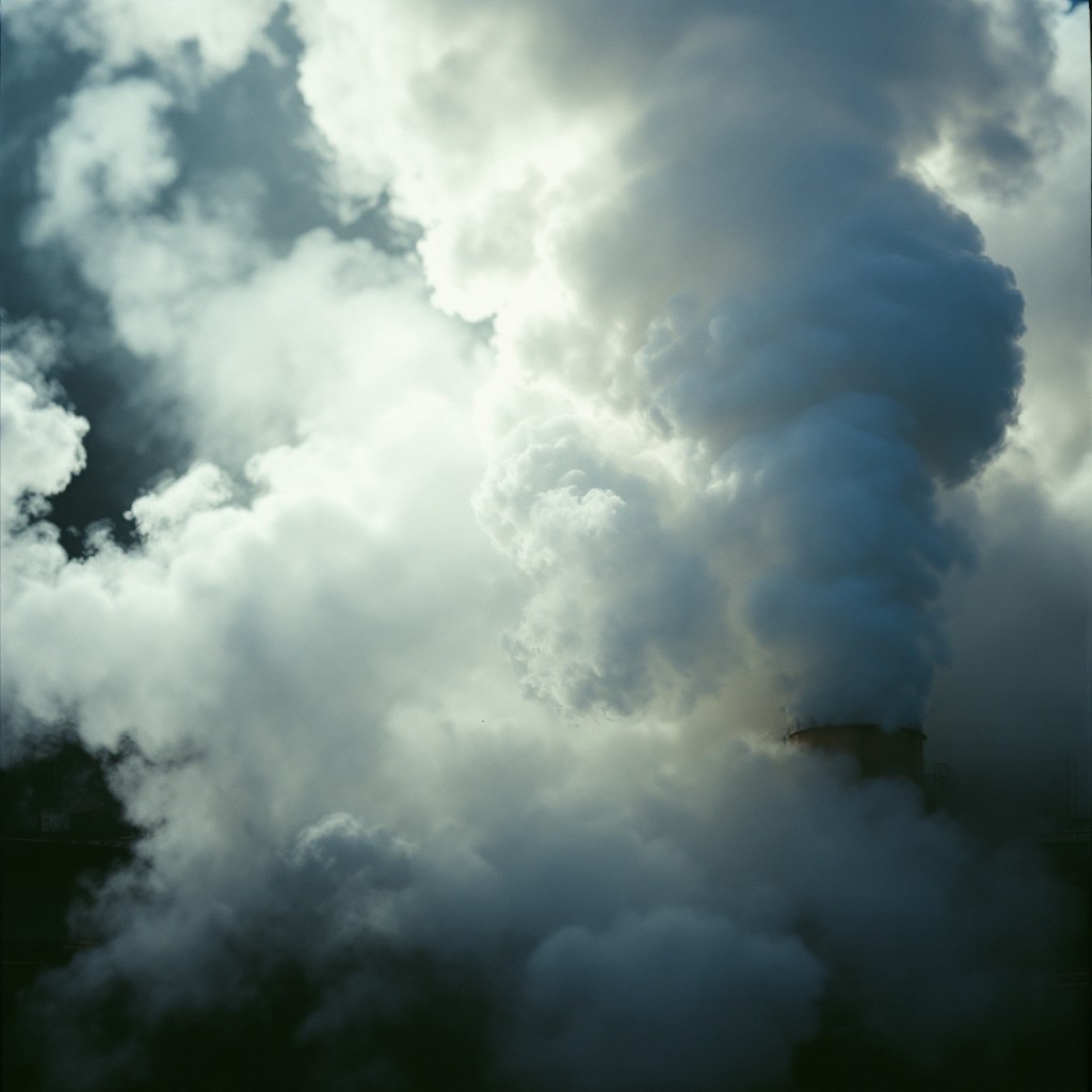 Steam Rising Draping Blue Free Dramatic Steam Rising Image - Steam, Industrial, Dramatic ...