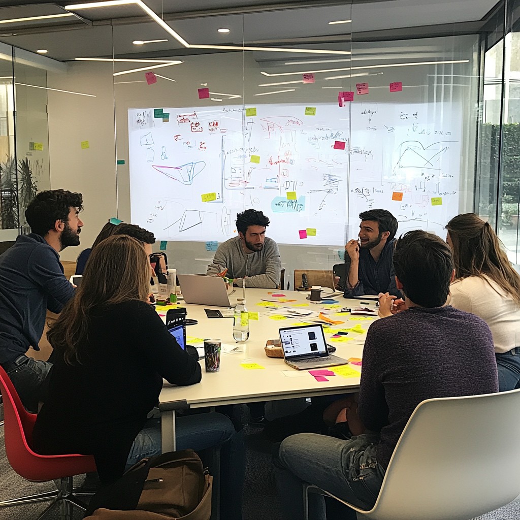 Free Team Planning Session Image - Teamwork, Planning, Office ...
