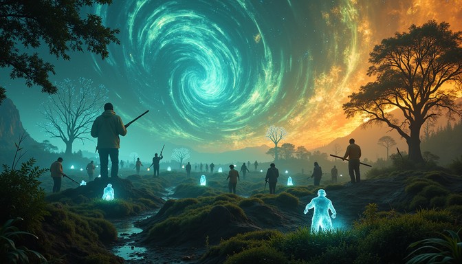 Mesmerizing Entity Free Portal Between Worlds Image - Portal, Vortex, Silhouette ...