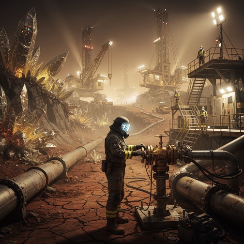 Free Alien Mining Landscape Image - Industrial, Mining, Hazmat ...