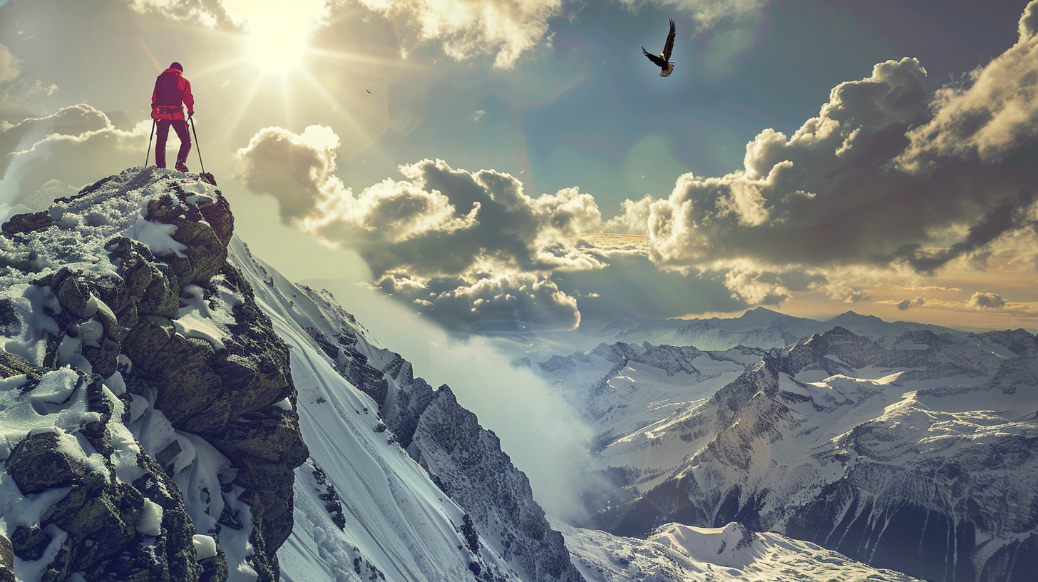 Summit Means Free Summiting Mountain Peak Image - Mountain, Explorer, Sunrise ...