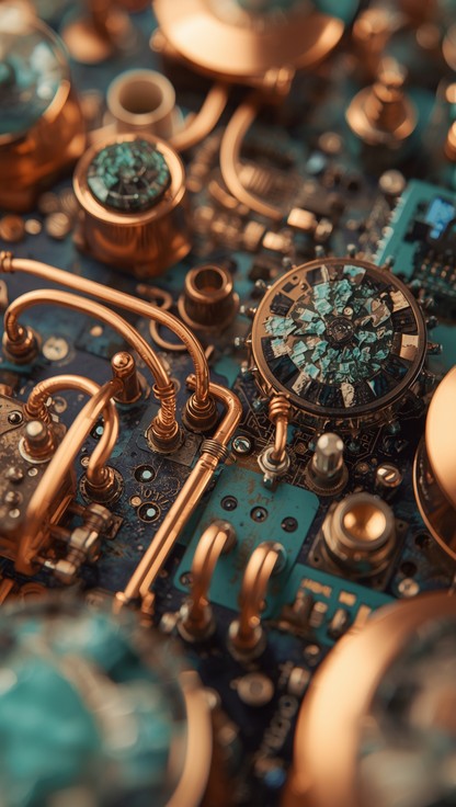Free Vintage Copper Components Image - Copper, Vintage, Macro ...