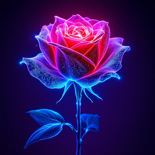 Free Neon Cyberpunk Roses Image - Neon, Cyberpunk, Roses | Download at ...