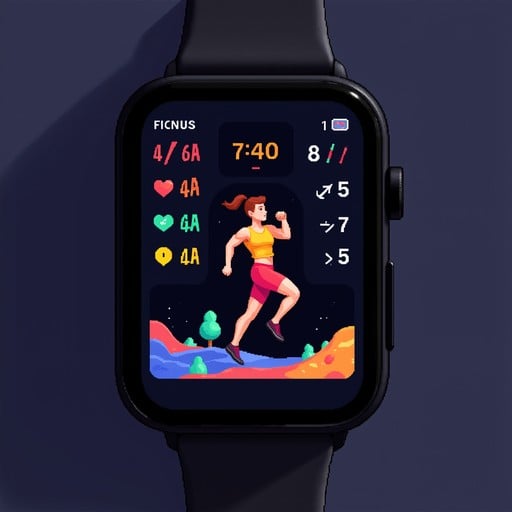 Tracking fitness progress with a smartwatch