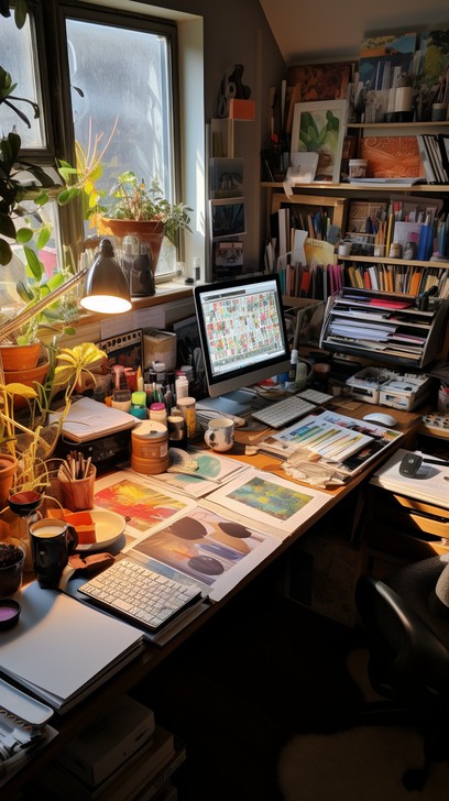 Free Creative Workspace Chaos Image - Art, Studio, Creativity ...