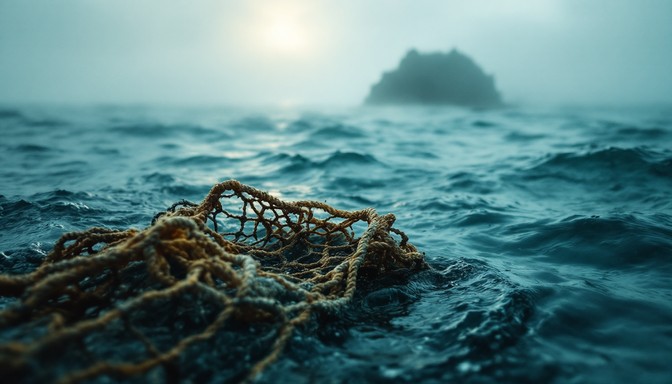 Free Lost Ocean Net Image - Ocean, Fog, Net | Download at StockCake