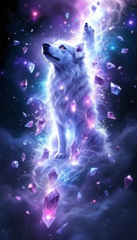 Free Celestial Wolf Spirit Image - Wolf, Galaxy, Cosmic | Download at ...