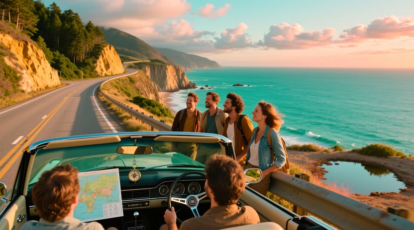 Free Coastal Journey Planning Image - Sunset, Coastal, Roadtrip ...