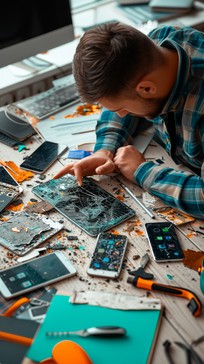 Free Tech Repair Session Image - Technician, Smartphones, Repairing ...