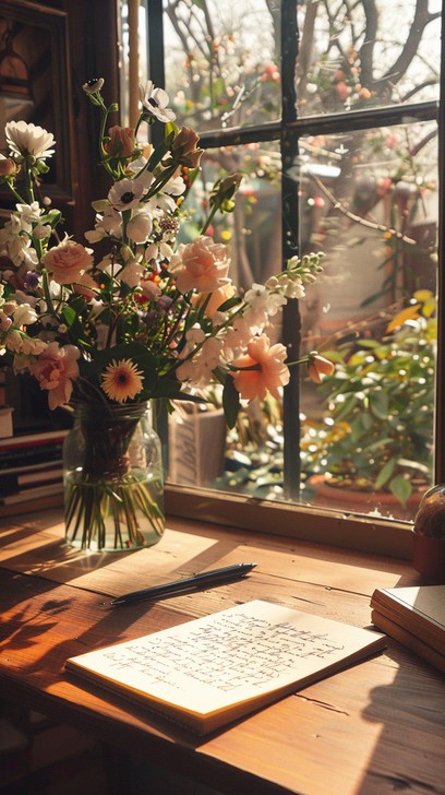 Peaceful Writing Free Serene Writing Space Image - Notebook, Pen, Dried | Download at ...