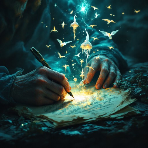 Magic Writing Transformation Free Imagination Takes Flight Image - Writing, Magical, Quill ...