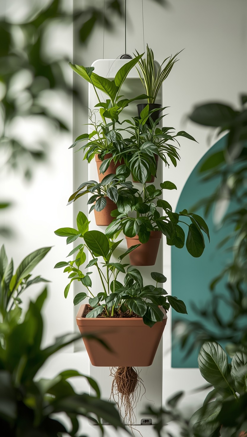 Free Vertical Botanical Display Image - Plants, Vertical, Terracotta ...