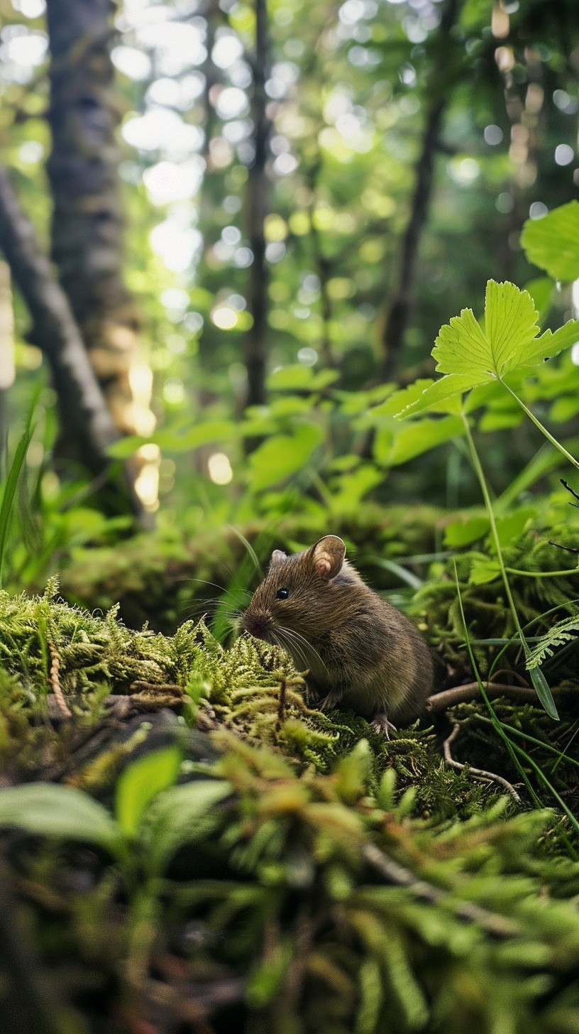 Free Mouse in Forest Image - Mouse, Forest, Nature | Download at StockCake