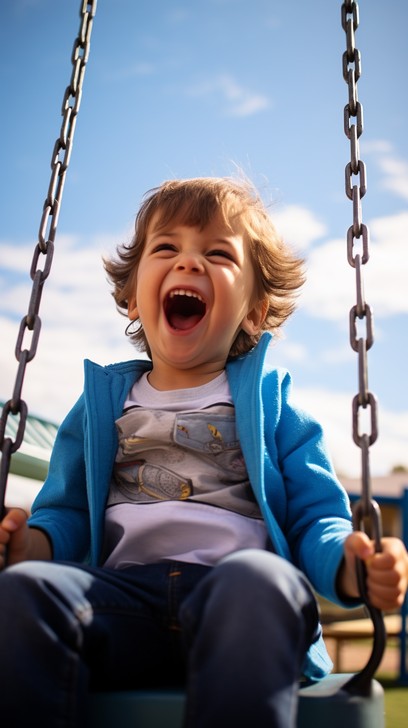 Free Joyful swing ride Image - Child, Joy, Swing | Download at StockCake