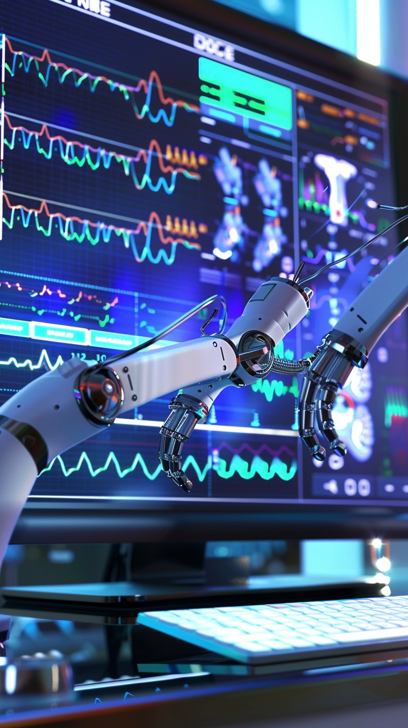 Robotics 0478 Free Robotic Precision Trading Image - Robot, Technology, Finance ...
