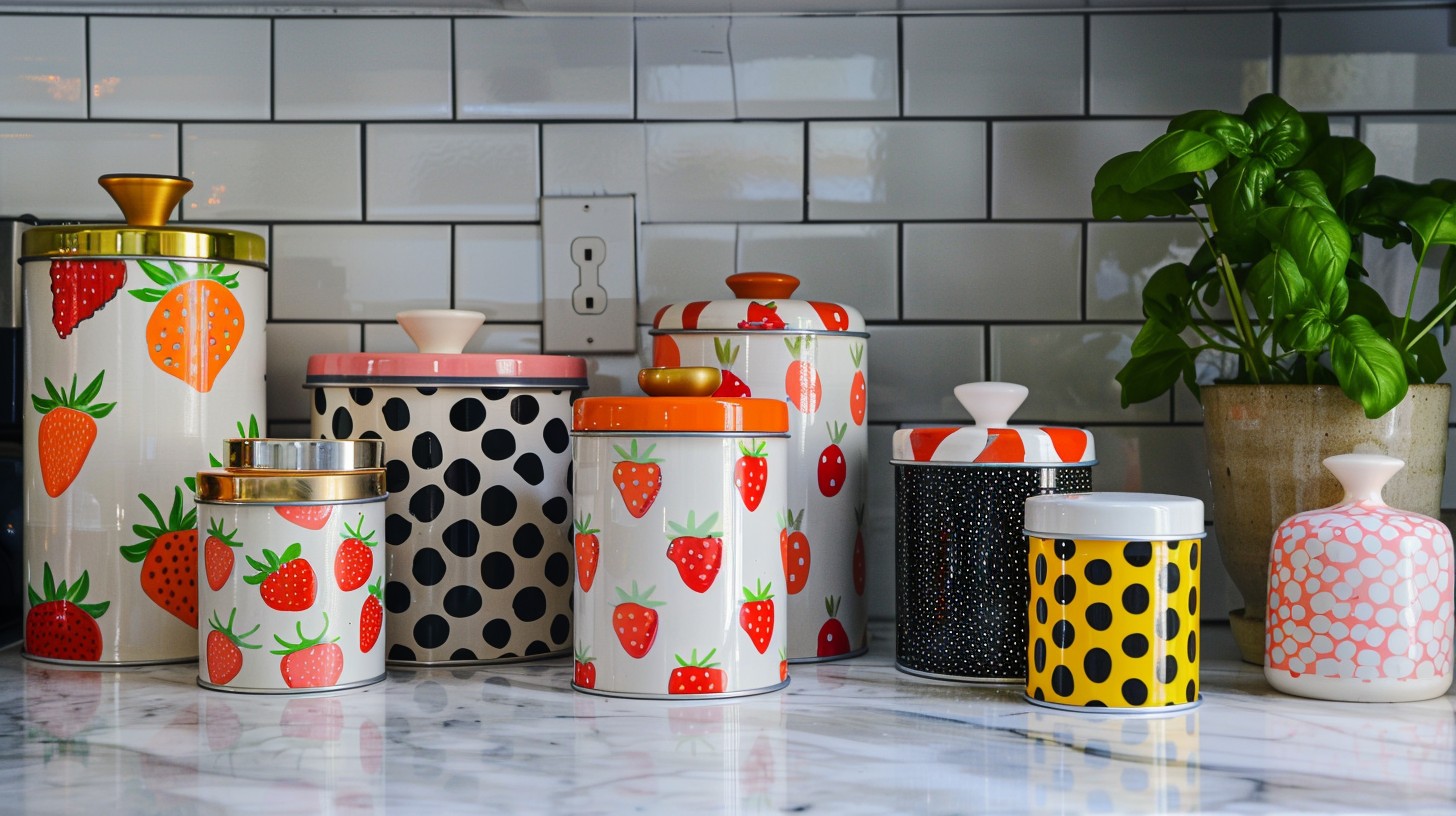 Free Colorful Kitchen Canisters Image - Kitchen, Canisters, Colorful ...