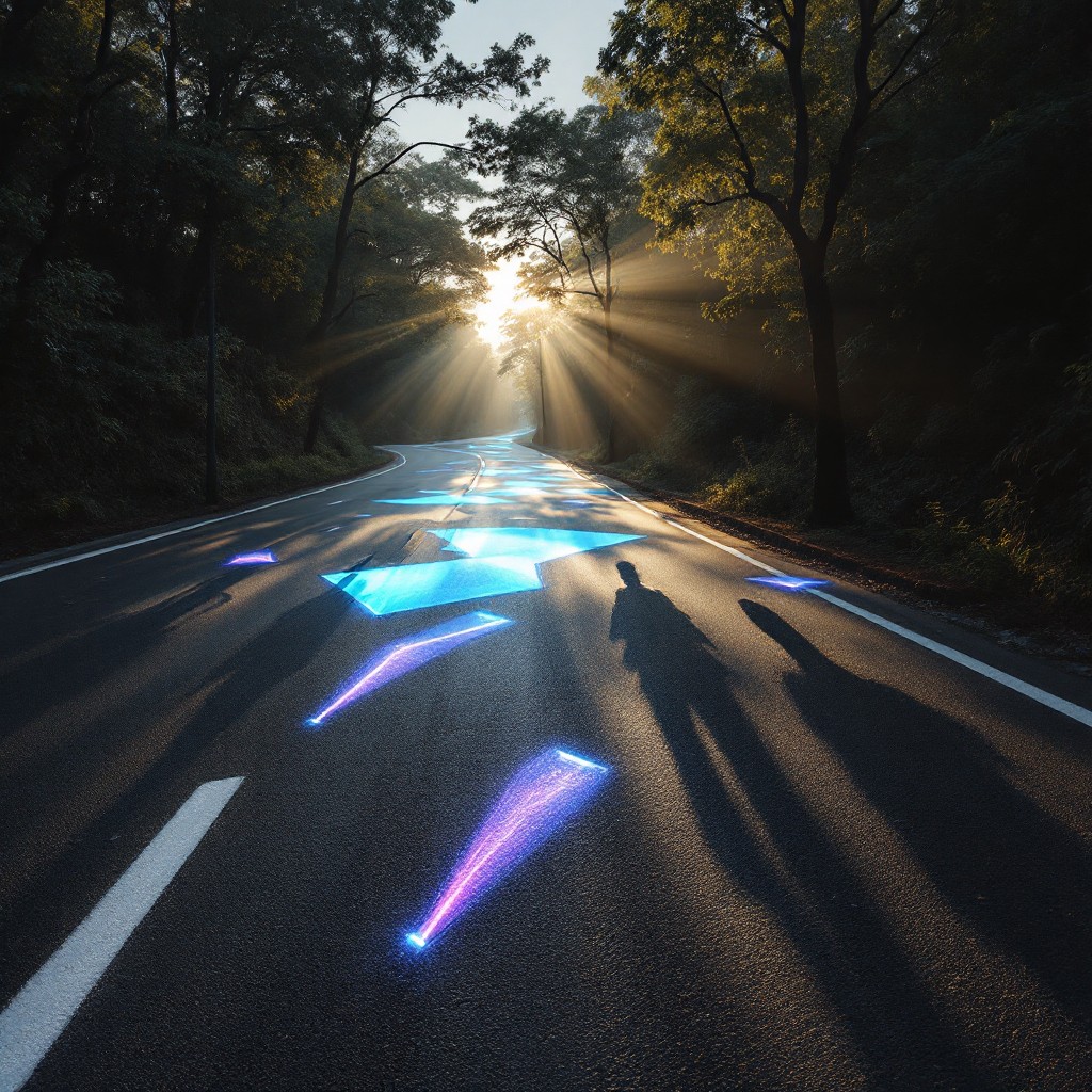 Shadow Road Free Supernatural Shadow Road Image - Surreal, Geometric, Forest ...