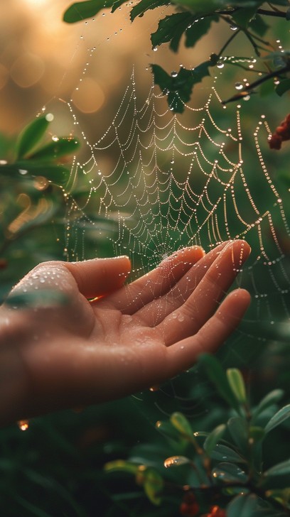 Free Delicate Spider Web Image - Nature, Dew, Web | Download at StockCake