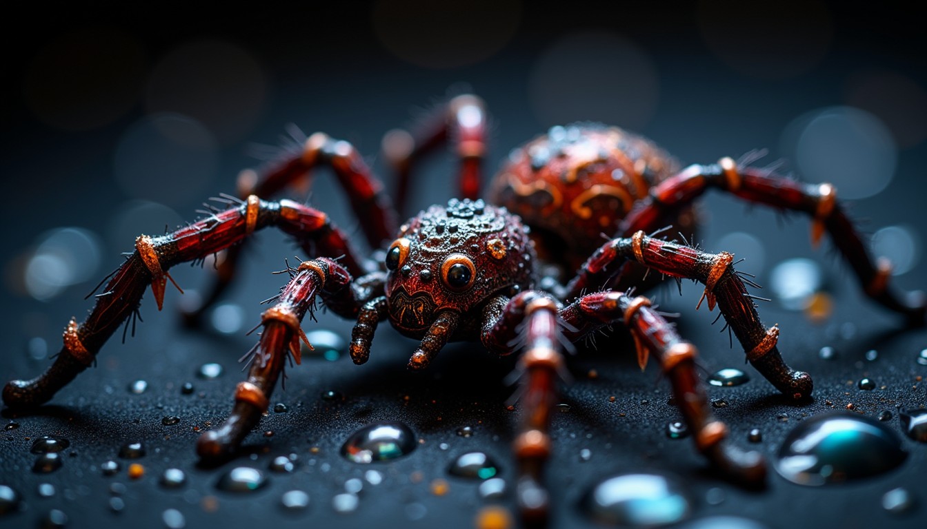 Free Bejeweled Copper Spider Image - Spider, Macro, Halloween ...