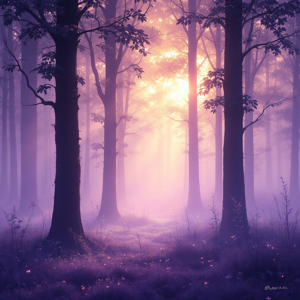 Free Mystical Purple Forest Image - Forest, Ethereal, Purple | Download ...