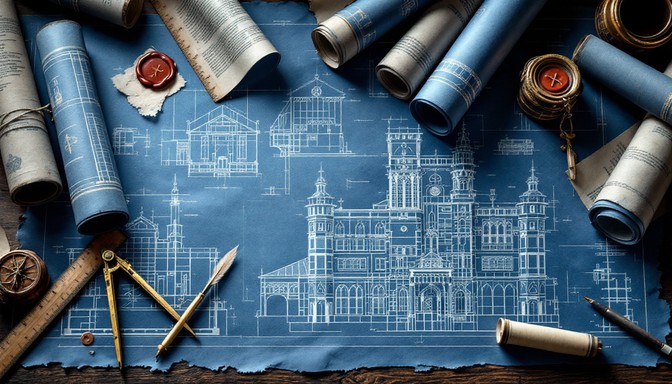 Free Architectural Blueprint Collection Image - Blueprints ...