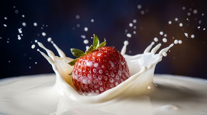Free Strawberry Splash Art Image - Strawberry, Milk, Splash | Download ...