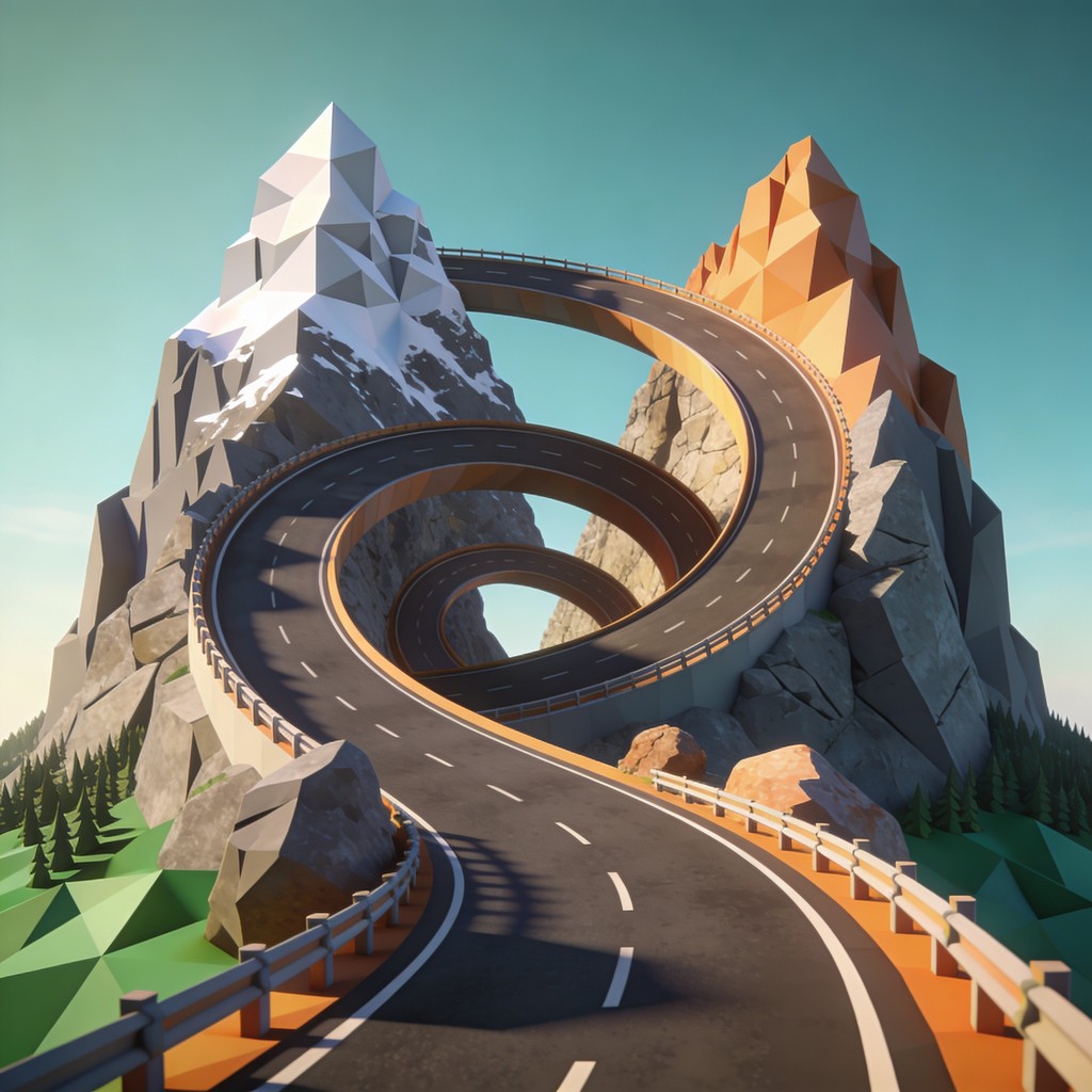 Free Infinite Mountain Loop Image - Mountain, Road, Spiral | Download ...