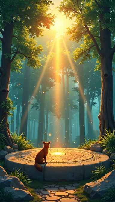 Magic Sundial Free Enchanted Forest Sundial Image - Sundial, Magical, Forest ...