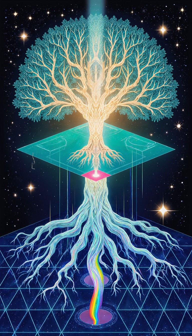 Free Cosmic Tree Ascending Image - Cosmic, Tree, Sacred | Download at ...